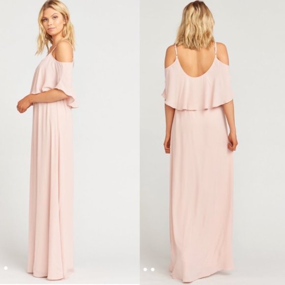 NWOT Show Me Your MuMu Caitlin Ruffle Maxi Dress - Picture 4 of 5